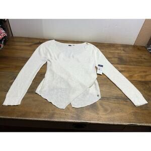 Roxy Wrap Knit Long Sleeve Top Womens Size XL NWT